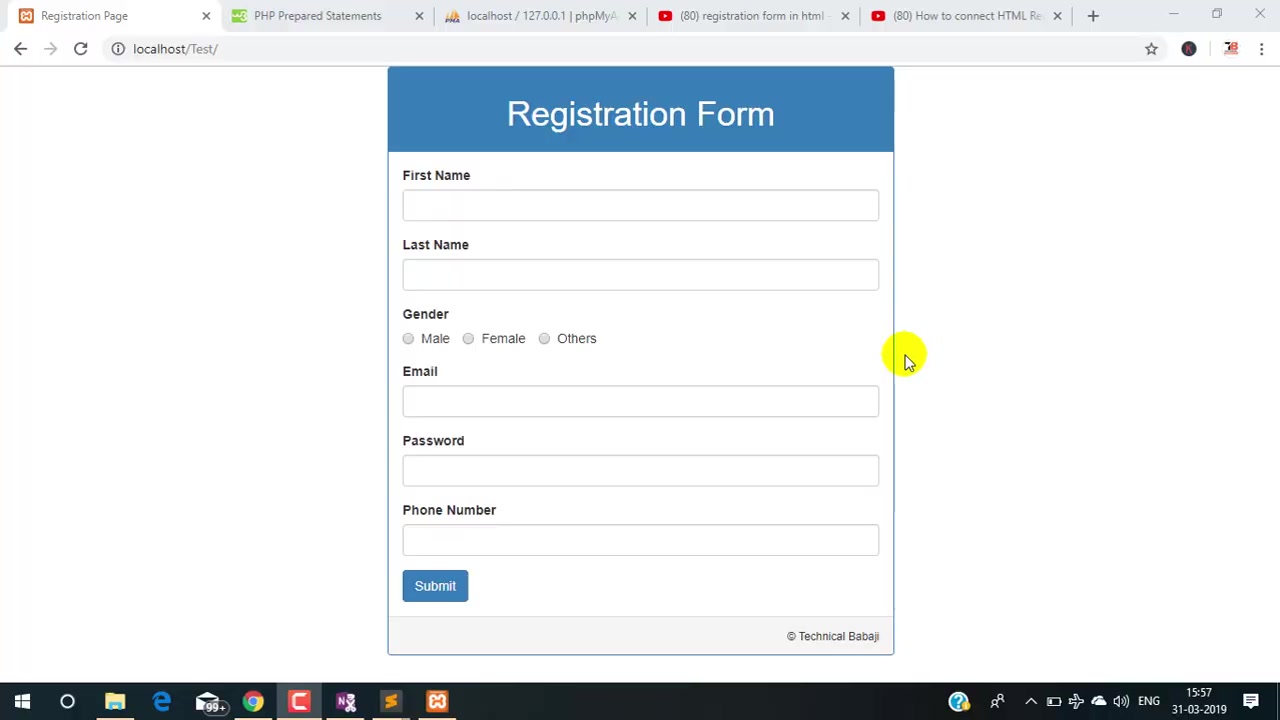How to Connect HTML Form with MySQL Database using PHP - Brighteon.com