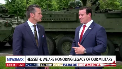 Pete Hegseth says parade is about 'defending and preserving freedom'