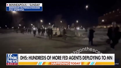DHS SURGES agents to Minneapolis as anti-ICE agitators SWARM federal officers