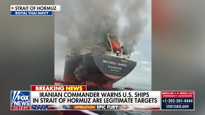 Iran warns US ships in Strait of Hormuz are 'LEGITIMATE TARGETS'