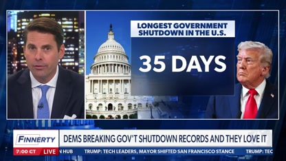 Finnerty: Dems shut government down just to 'gain edge' over Trump