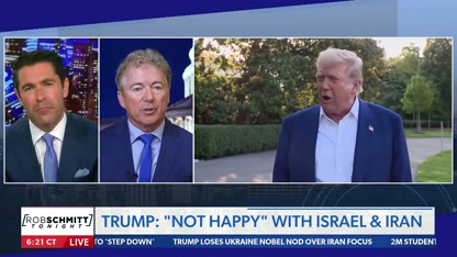 Rand Paul weighs 'pivot point' of Israel-Iran conflict, U.S. involvement | Rob Schmitt Tonight