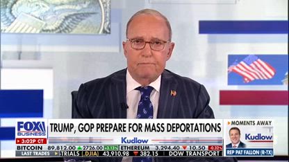 Larry Kudlow: 'Crazy Democrats' say they won't cooperate with Trump and Homan on the border