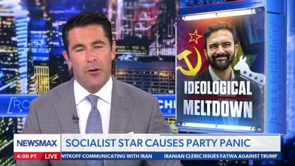 'Spoiled rich kid socialist' sends liberal media into 'meltdown': Rob Schmitt Tonight
