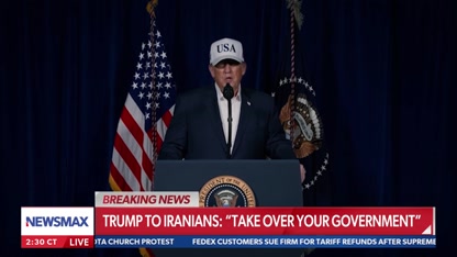 TRUMP: The United States military began major combat operations in Iran