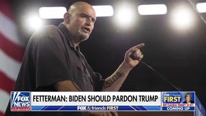 COMMON SENSE': Fetterman praised for suggesting Biden should pardon Trump