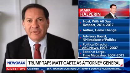 It's not the best of times to be crossing Trump on Gaetz nomination: Mark Halperin | Newsline