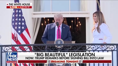 President Trump signs the 'big, beautiful bill' into effect