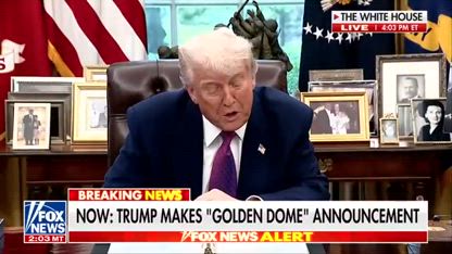 Trump announces NEW missile shield for America: 'GOLDEN DOME'