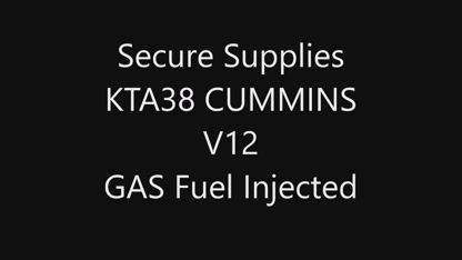 v12 KTA 50 gas fuel injected