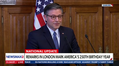 'Never go down censorship road': Speaker Mike Johnson addresses UK Parliament