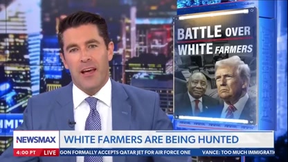 Rob Schmitt: Trump is trying to help South Africa