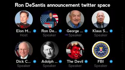 Donald Trump posted a Funny video making fun of - Ron DeSantis Presidential Candidacy Announcement from Twitter last night