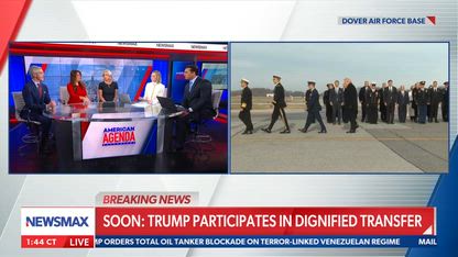 President Trump participates in dignified transfer of National Guard members killed in Syria