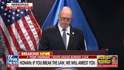 BREAKING: Homan announces Minneapolis ICE surge will conclude