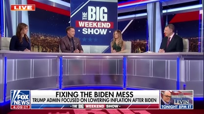 Trump praised for 'incredible record' in his first year back in office