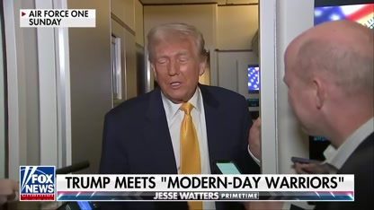 Watters: The fake news turned the Oval Office into the octagon today