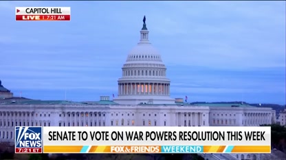 Trump slams Senate over war powers resolution: 'UNCONSTITUTIONAL'