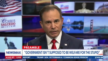 Government isn't supposed to be welfare for the stupid: Chris Salcedo