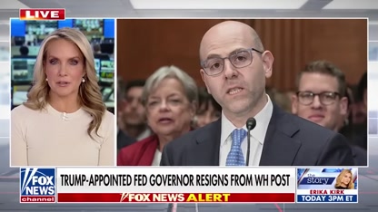 Fed governor RESIGNS from White House role