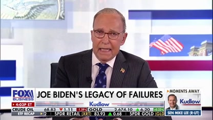 Larry Kudlow: Biden must go