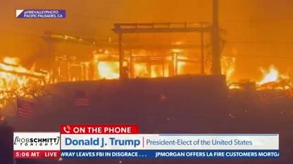 Trump responds to Newsom claim of 'misinformation' on wildfires: 'Looks like it was bombed'