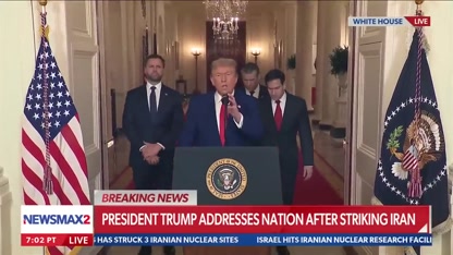 President Trump address: Attacks on Iran nuclear sites a spectacular success | NEWSMAX2