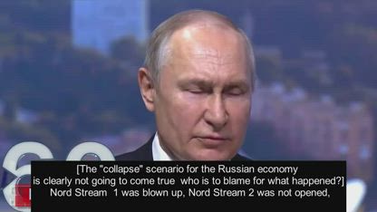 PUTIN - The "Collapse" Scenario for the Russian Economy is Clearly Not Going to Come True - who is to Blame for what Happened?
