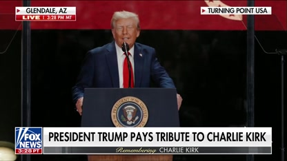 History will remember Charlie Kirk: President Trump