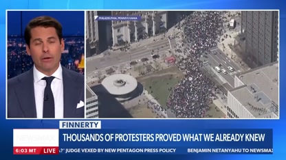 ‘Donald Trump beat Kamala Harris fair and square’: Finnerty slams ‘No Kings’ protesters