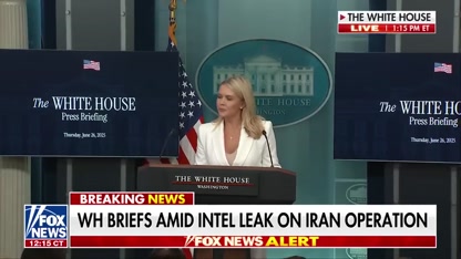Karoline Leavitt: There is ‘no indication’ that uranium was moved before US strikes on Iran