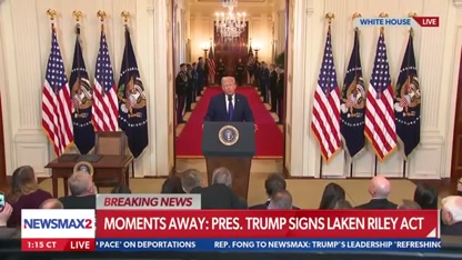 'I'm fighting to make sure this never happens again': Trump signs Laken Riley Act