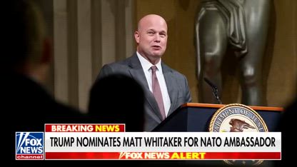 Trump taps Matthew Whitaker to become next NATO ambassador