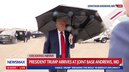 BREAKING NEWS: President Trump boards Air Force One for Middle East