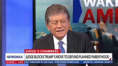 Judge's order to block Planned Parenthood defunding will be reversed: Napolitano | Wake Up America
