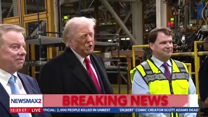 Trump in Michigan: Everybody admits I was right on tariffs