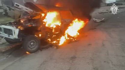 Unidentified People Blew Up the Car of the Commander of the Novokahovsky Platoon of the PPS (Kherson region).
