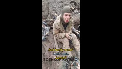 Congratulations, the War is Over for you Brother, said to Frightened Ukrainian Captive - by Russian Soldier