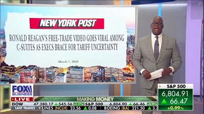 Charles Payne comments on Canadian Reagan anti-tariff ad