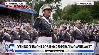 President Trump, administration welcomed to Army 250 parade