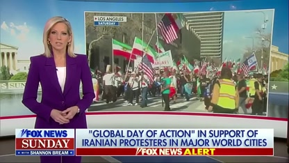 THOUSANDS rally against Iranian government as Trump puts regime on notice
