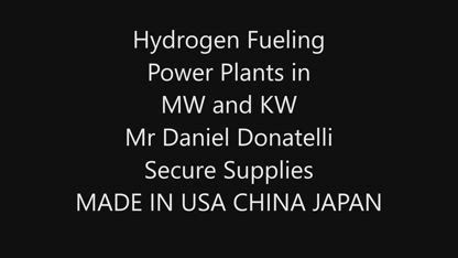 Hydrogen Fueled Power Plants MW KW