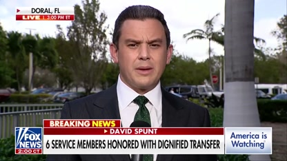 6 fallen US service members honored with dignified transfer