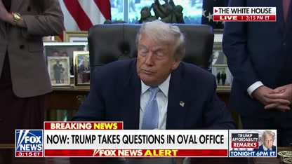 Trump speaks out on Epstein files