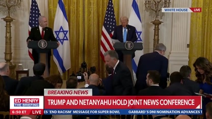 Trump and Netanyahu talk about bringing peace to the Middle East