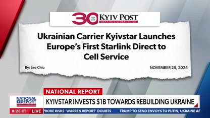 CEO: Starlink Direct-to-Cell Service agreement demonstrates investment opportunities in Ukraine