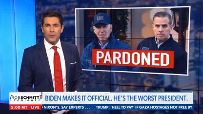 Gaslight of the century': Rob Schmitt reacts to Biden's pardon of Hunter