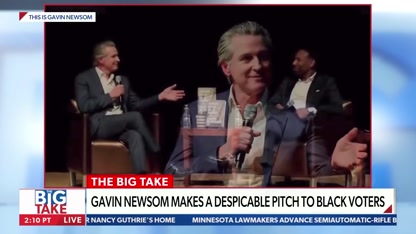 'Beta male, pretty boy' Newsom at his worst pandering to black voters | The Big Take