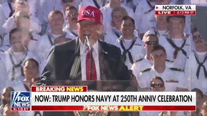 Trump: There's 'nothing like' the United States Navy