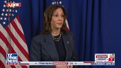 Reporter called out for serving up a softball question to Harris right out of the gate